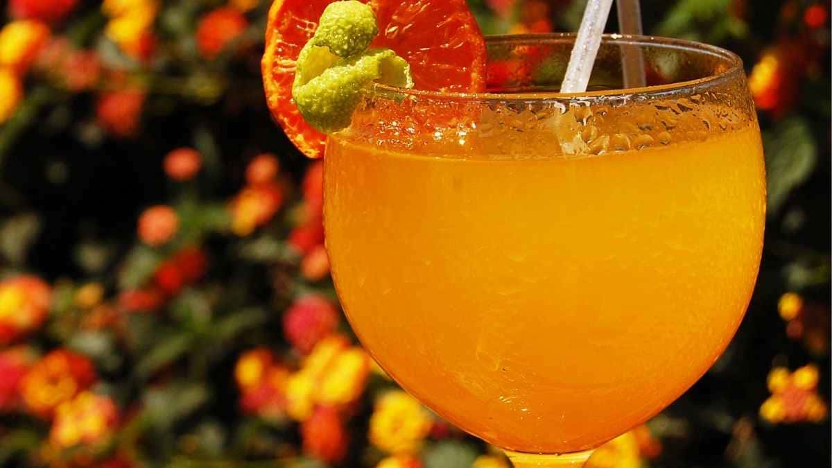 Suco de laranja, cenoura e gengibre